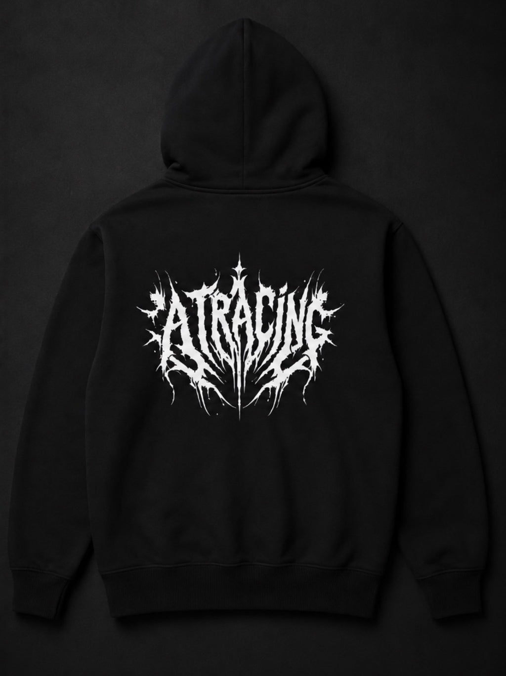 Zip-Up Hoodie - Black Racing